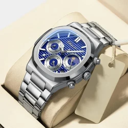 Chenxi Azure Steel Chronograph Watch