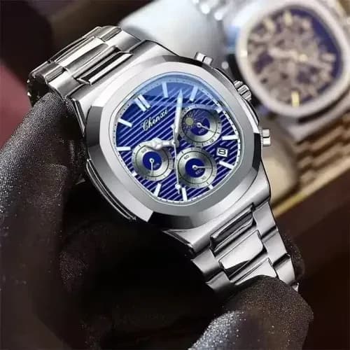 Chenxi Azure Steel Chronograph Watch